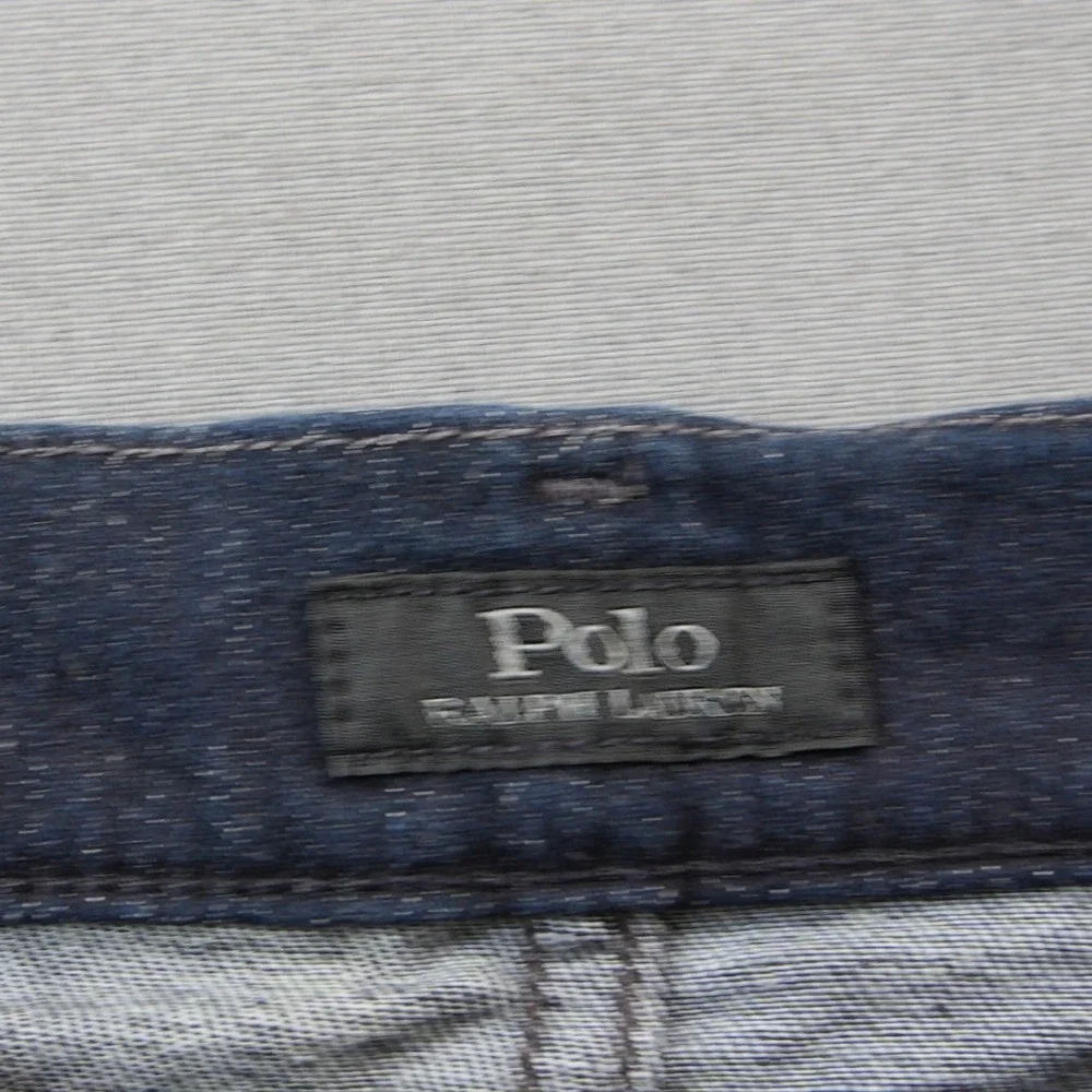 Polo Ralph Lauren Sullivan Slim Stretch Men Jeans 34x32 Dark Wash Denim Straight